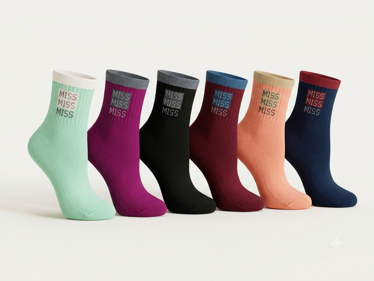 Rodimachine Comfortable Cotton Blend Ankle Length Socks Set