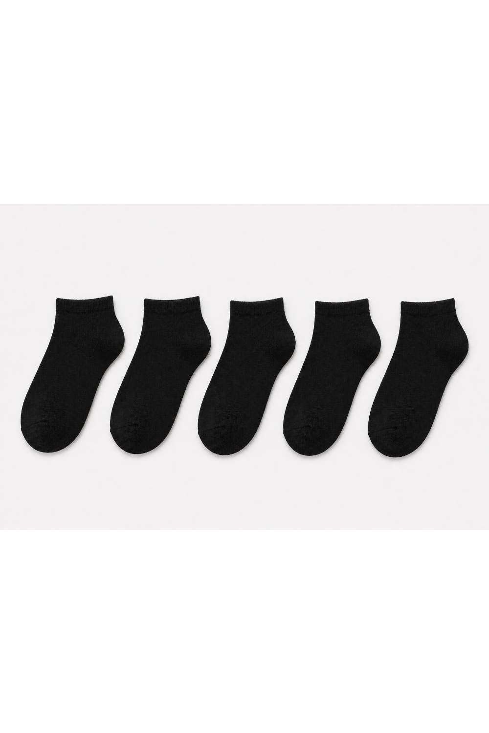 Pack of 5 Black Socks Ankle For Men