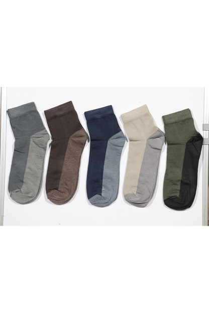 Pack of 5 Classy Ankle Multi Color Socks for Men