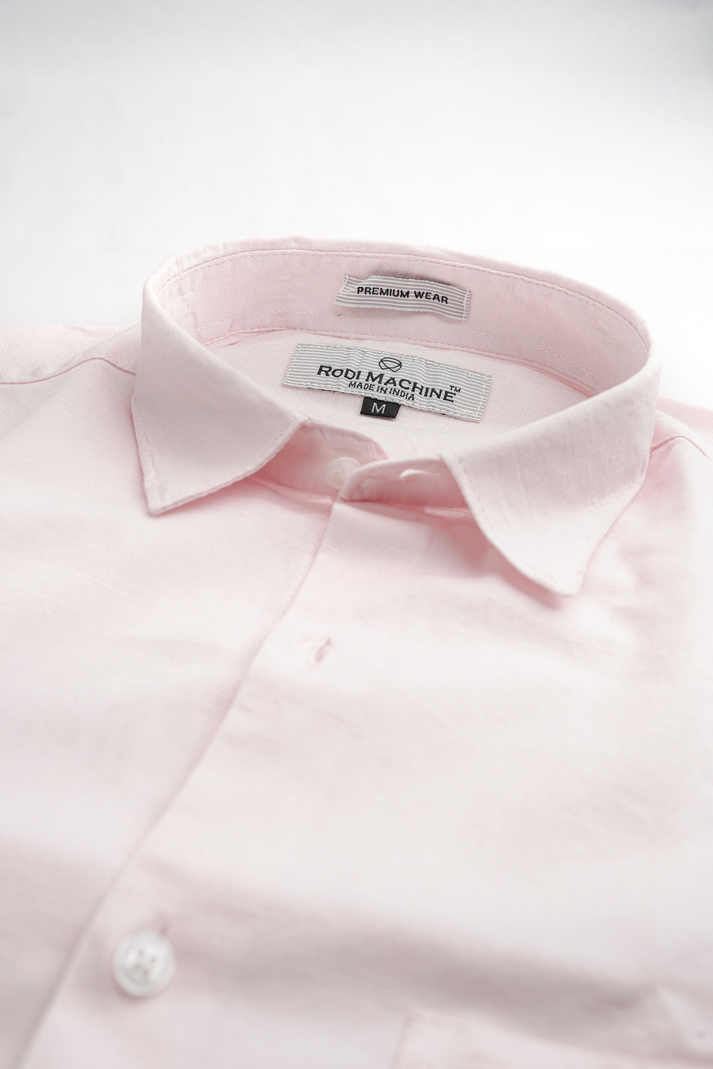 Pink Color Linen Blend Shirt