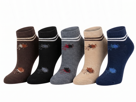 Rodimachine Casual Ankle Length Cotton Socks for Daily Wear