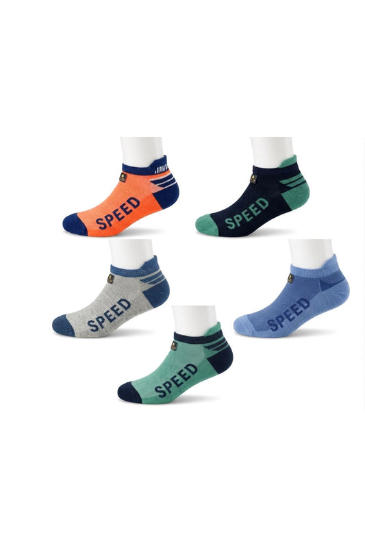 SPEED men ankle multicolor socks