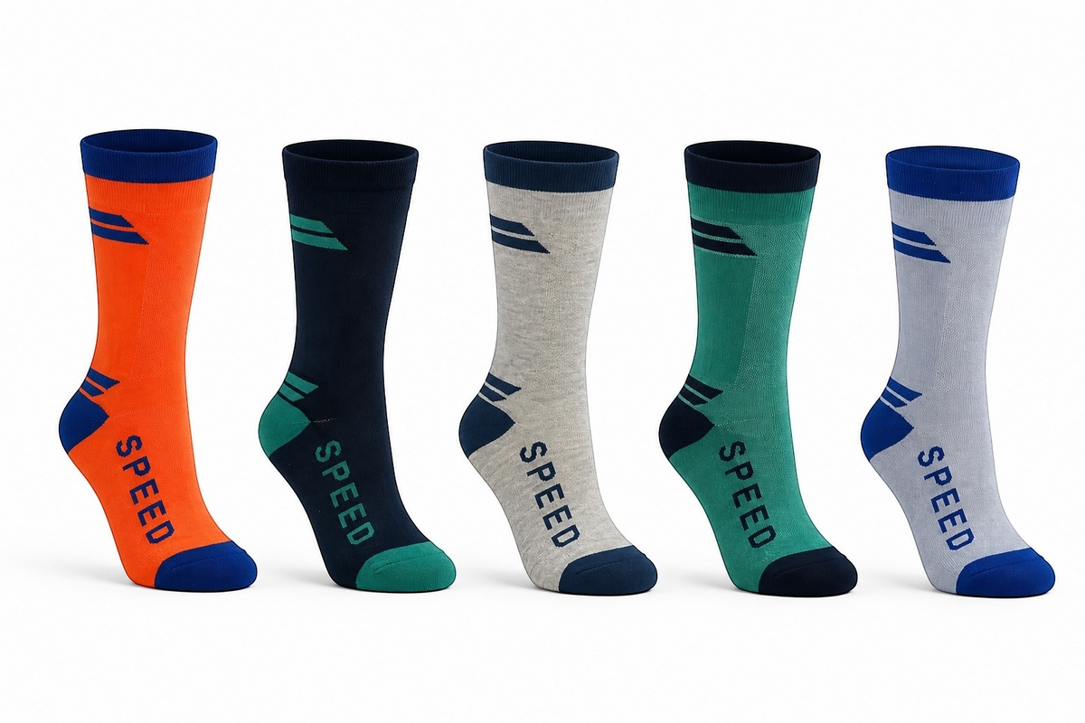 Rodimachine Athletic Performance Crew Socks for Daily Wear